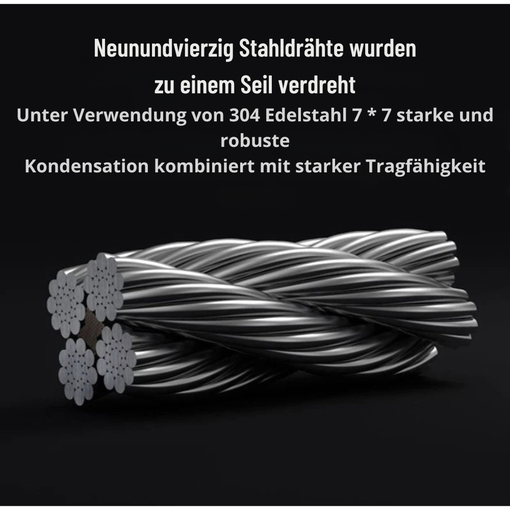 Ausziehbare Wäscheleine